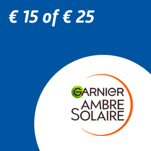 € 15 of € 25 aan Ambre Solaire