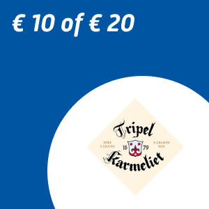 € 10 of € 20 aan Tripel Karmeliet